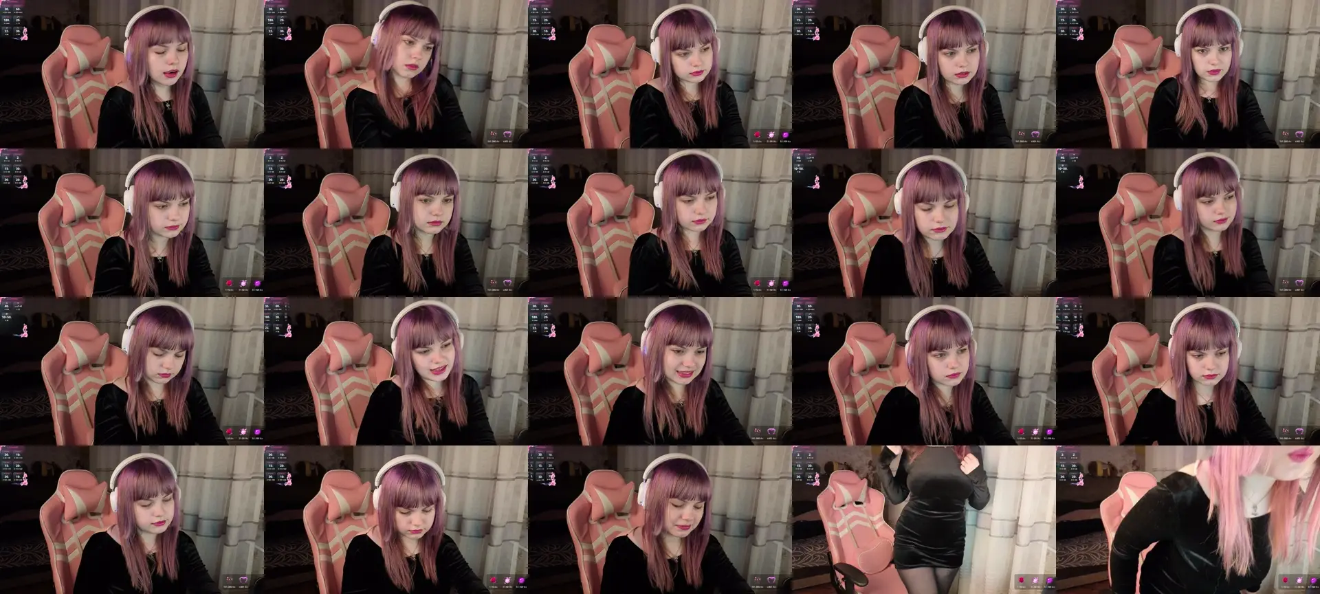 LovelyKriss photo contact sheet