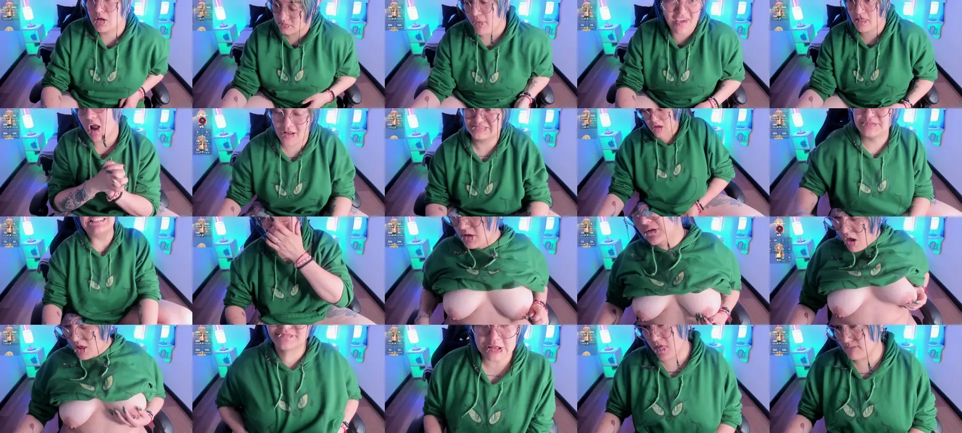 Luckyleah photo contact sheet