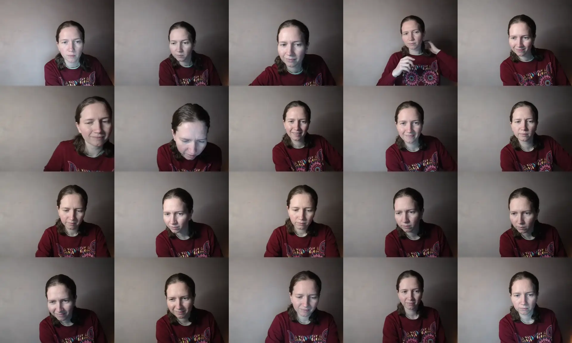 Marlinka photo contact sheet