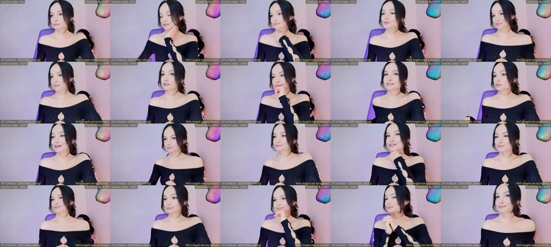 Melegance photo contact sheet