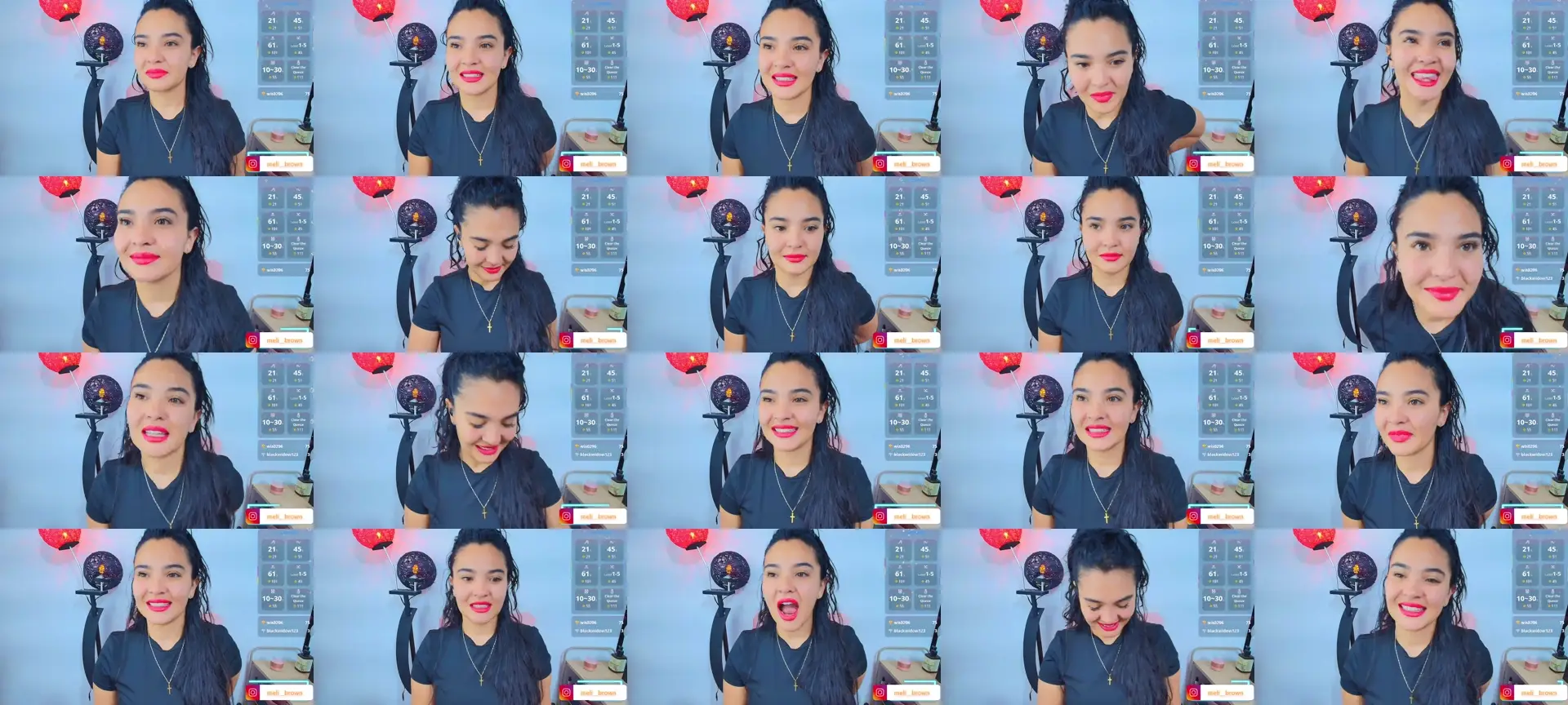 Meli__brown photo contact sheet