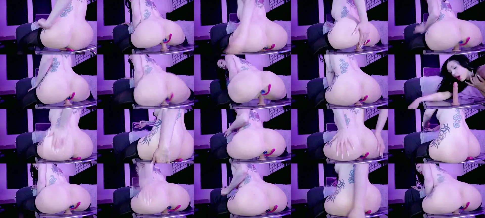 Midnightrose photo contact sheet