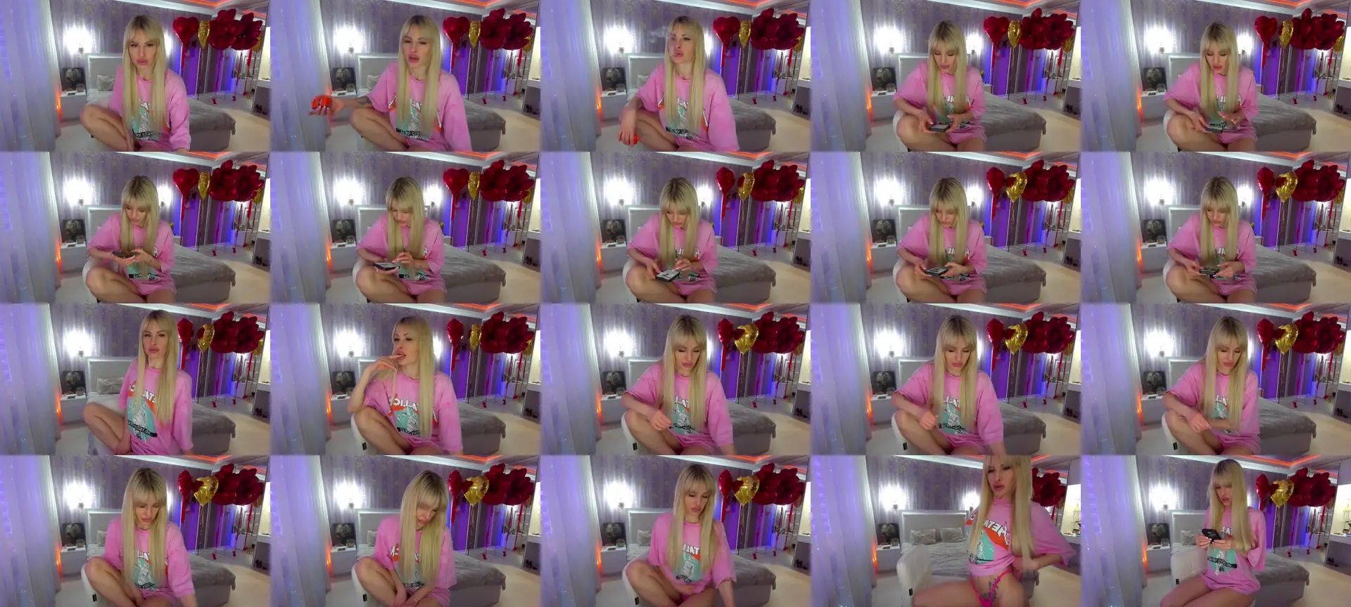 MirandaaQueen photo contact sheet