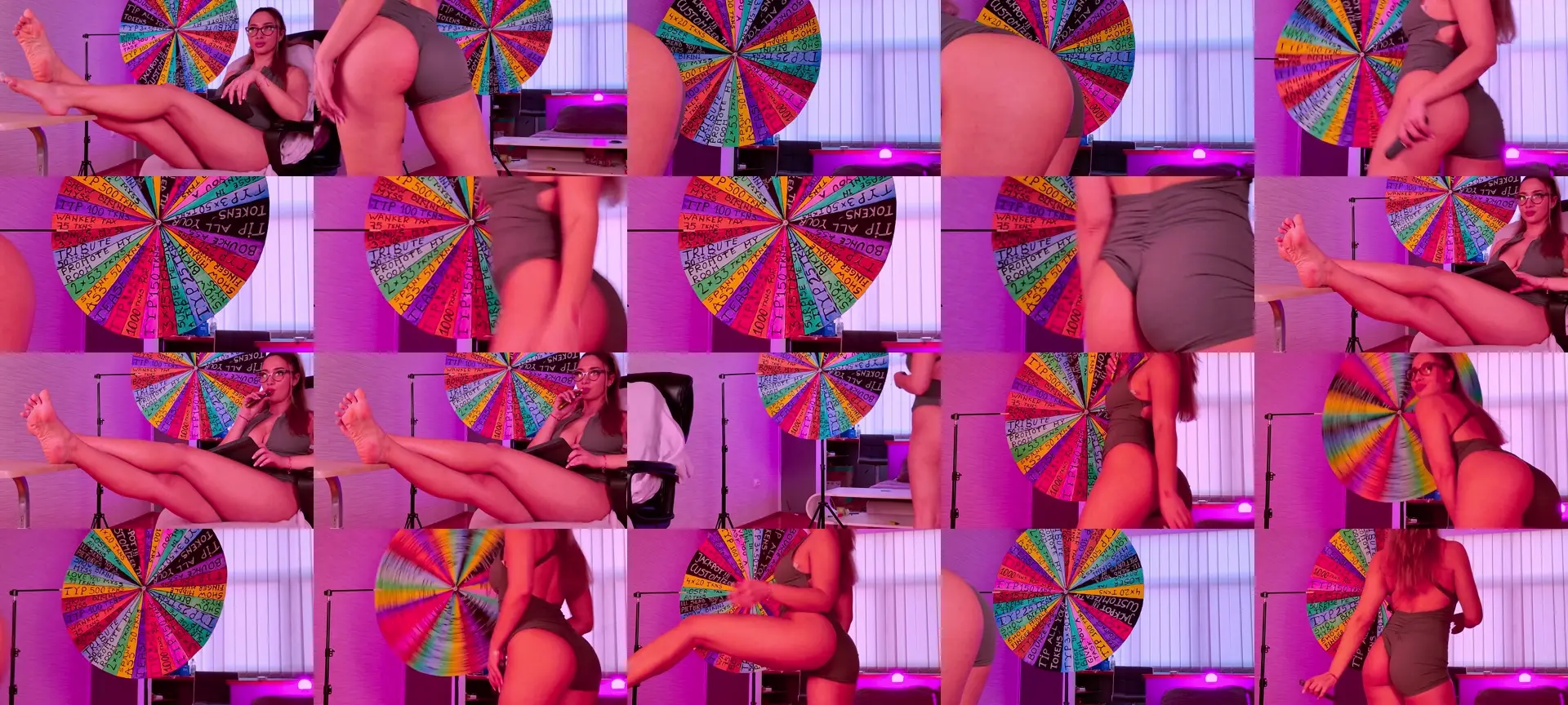 MistressEllye photo contact sheet