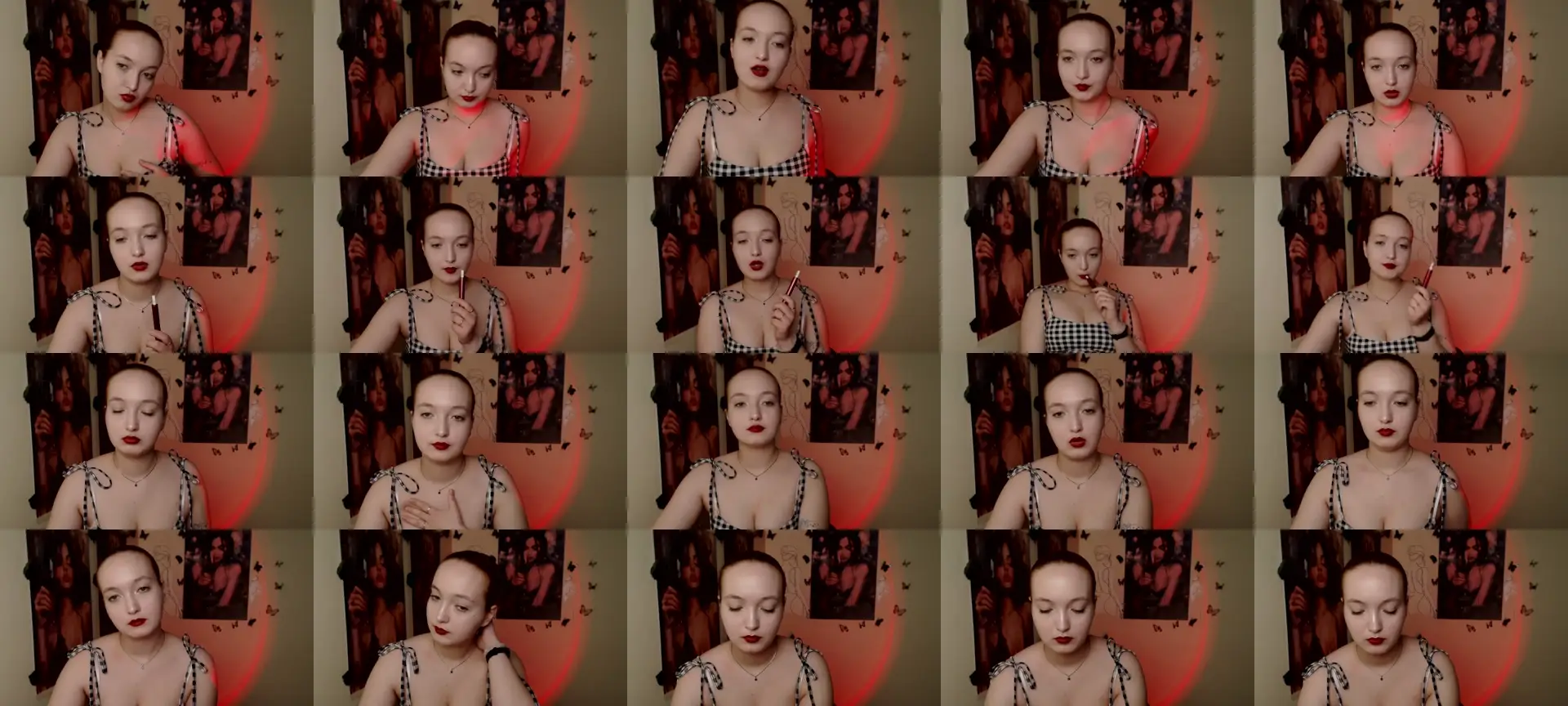 MiyAria photo contact sheet