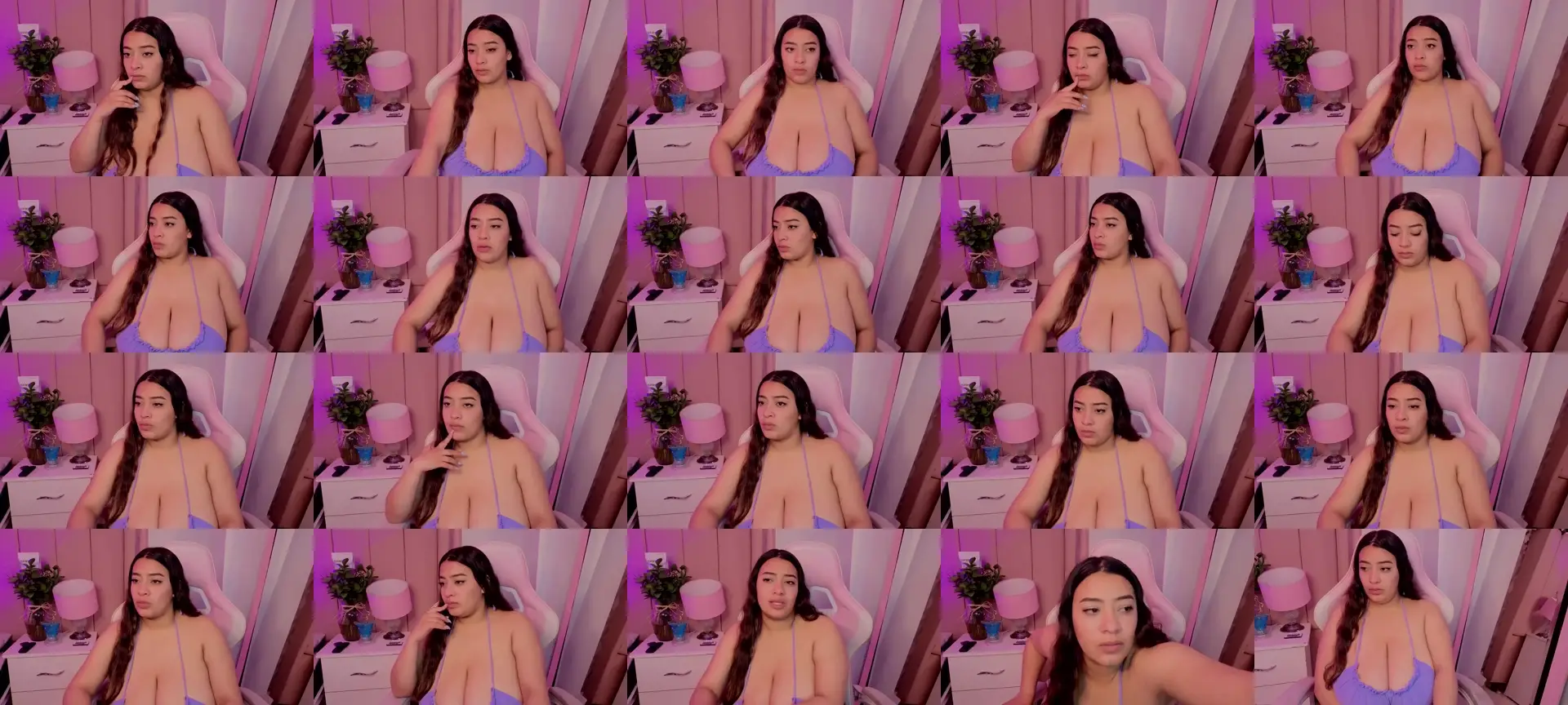 MolyBigBoobs photo contact sheet