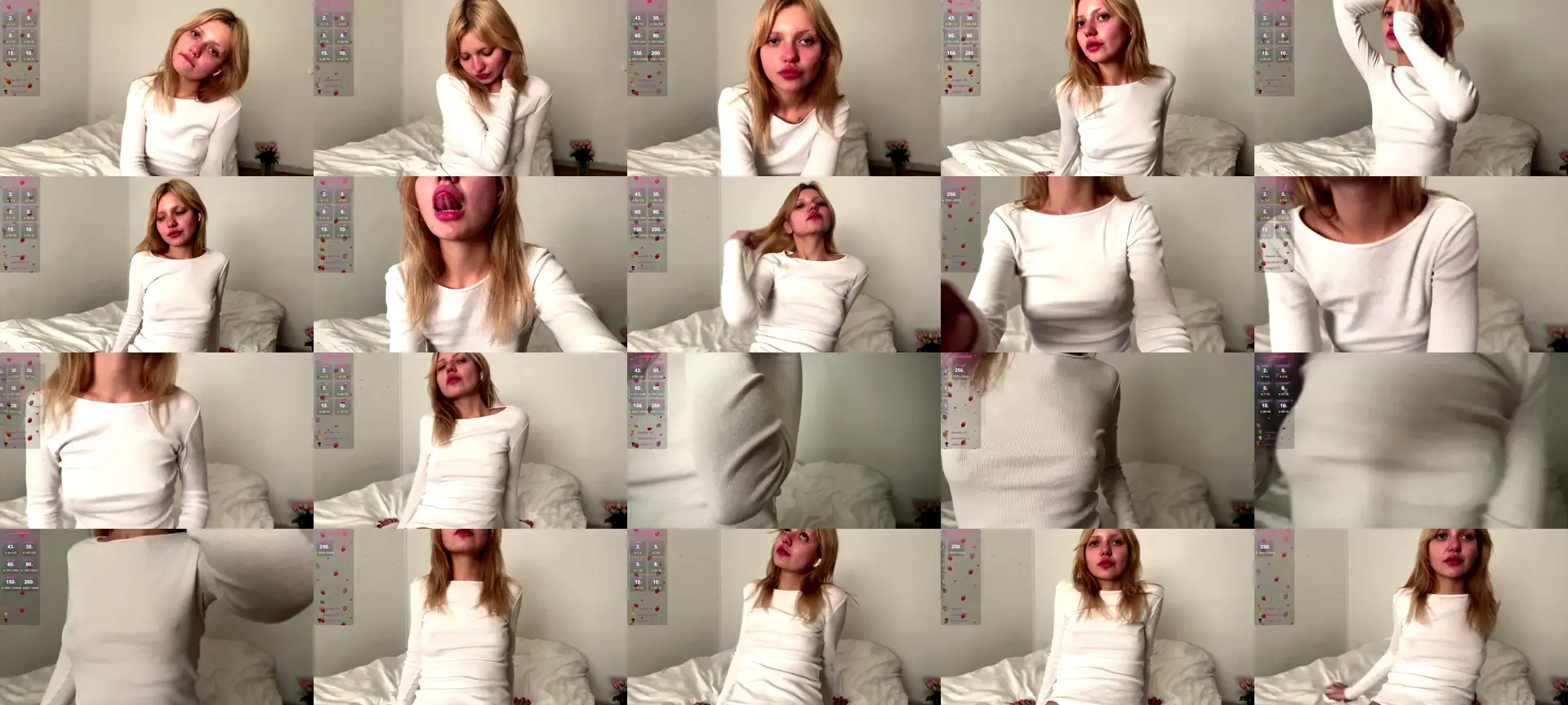 NaomiRosy photo contact sheet