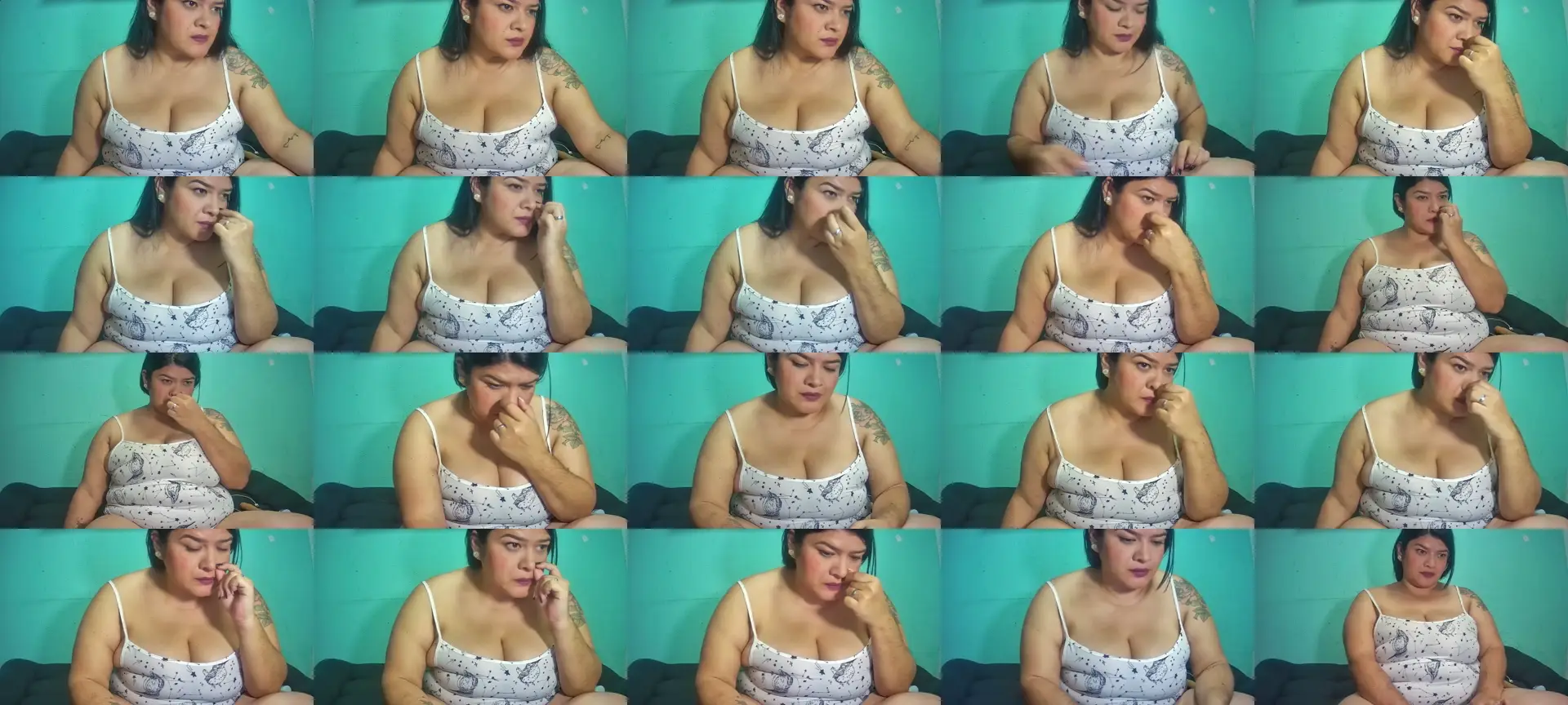 Natahotty photo contact sheet