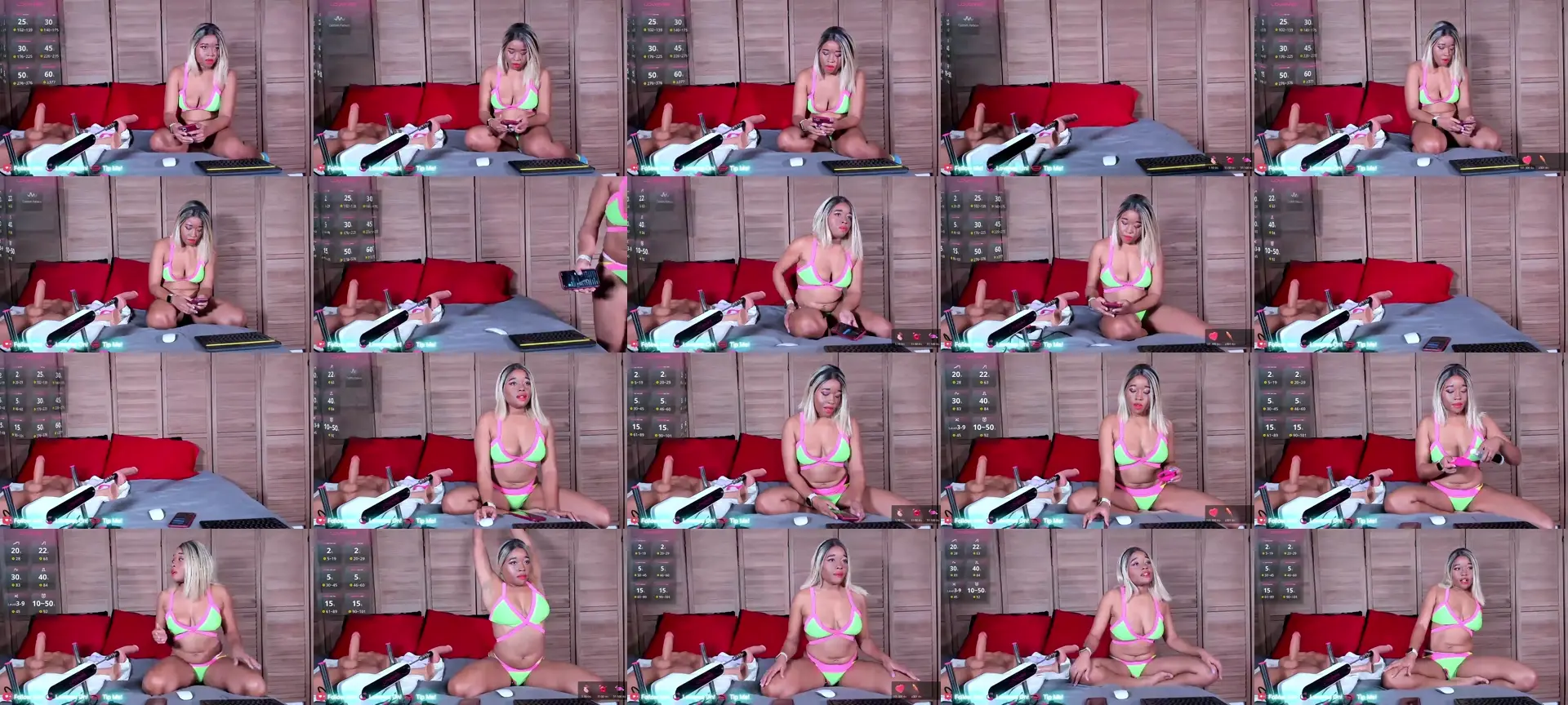 NinaRivera_XO photo contact sheet