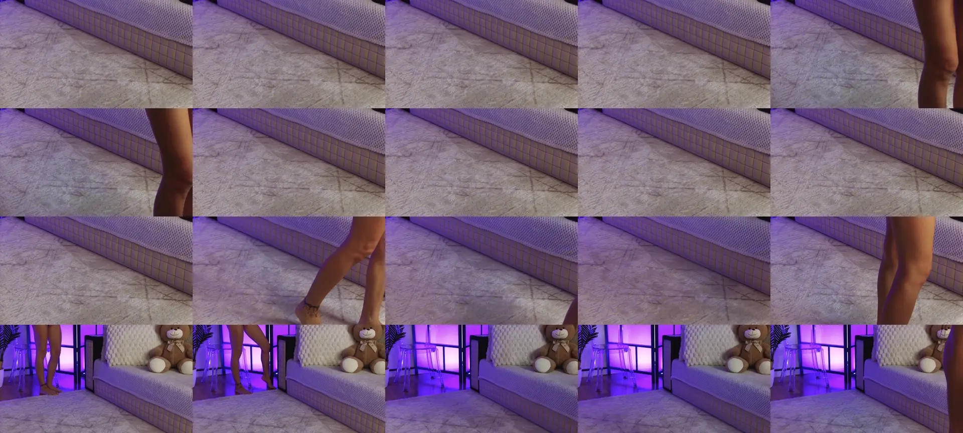 OnlyXandra photo contact sheet