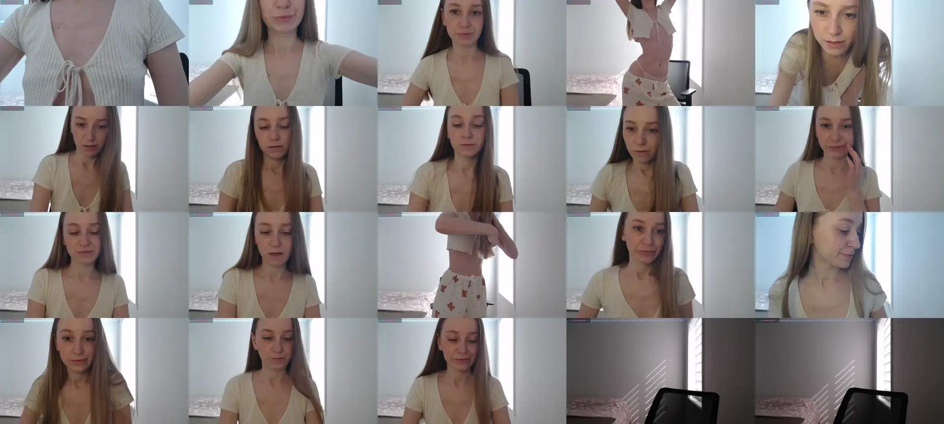 PetitAnge_ photo contact sheet