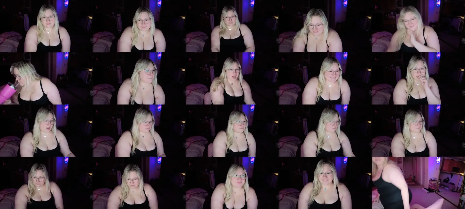 PiggyRose photo contact sheet