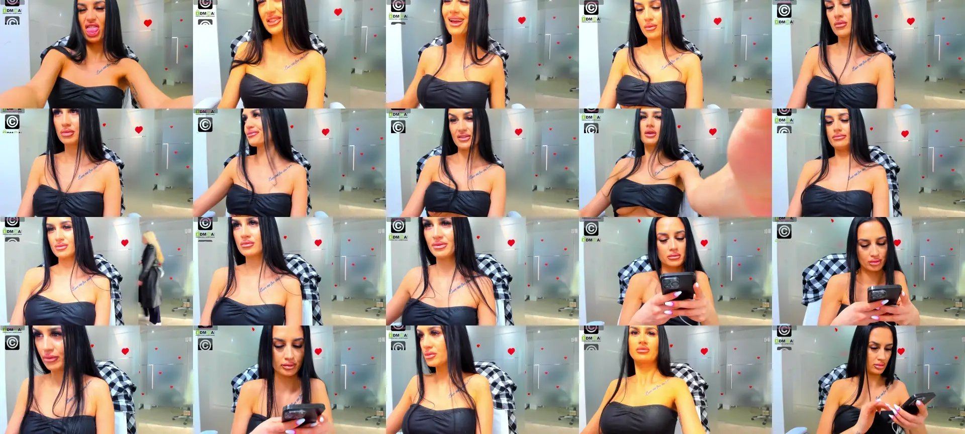 QueenRafaela photo contact sheet