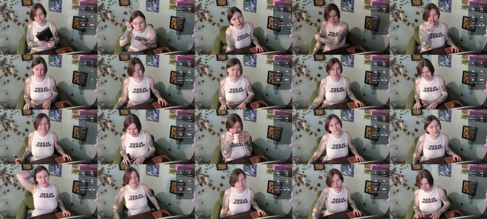QueenSamm photo contact sheet