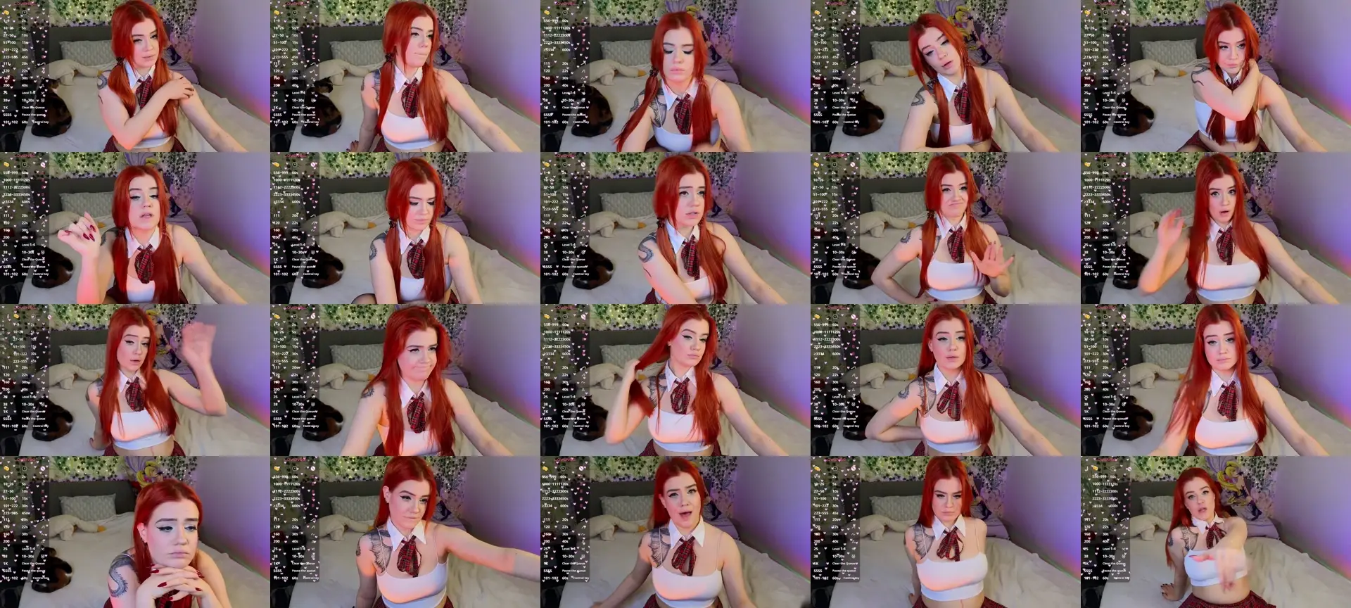 RedVelveten photo contact sheet