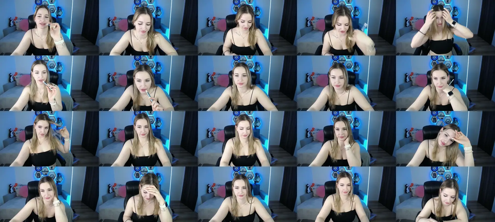SabrinaViolet photo contact sheet