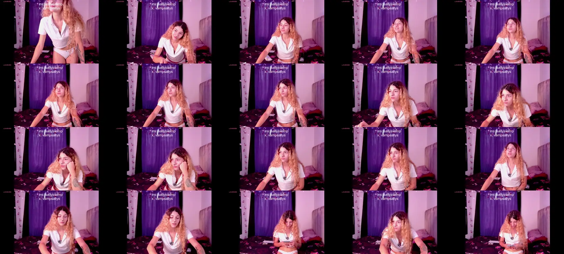 SallysVamp photo contact sheet
