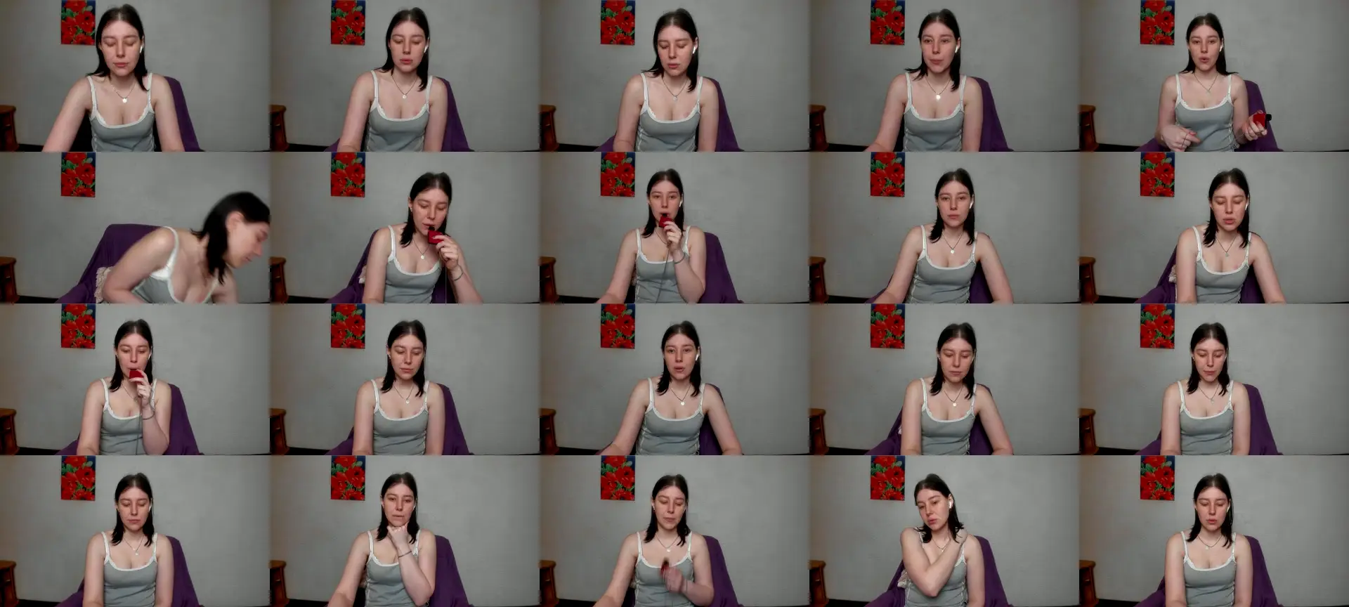 Sannyflower photo contact sheet