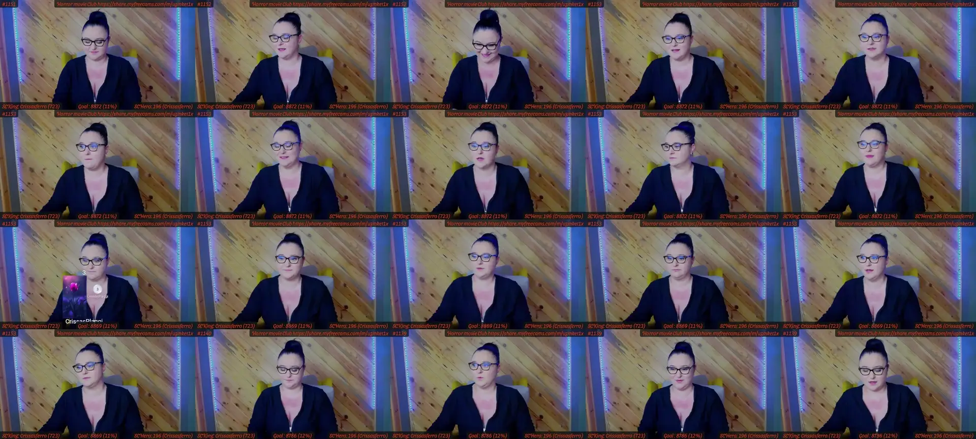 SensualCrissa photo contact sheet