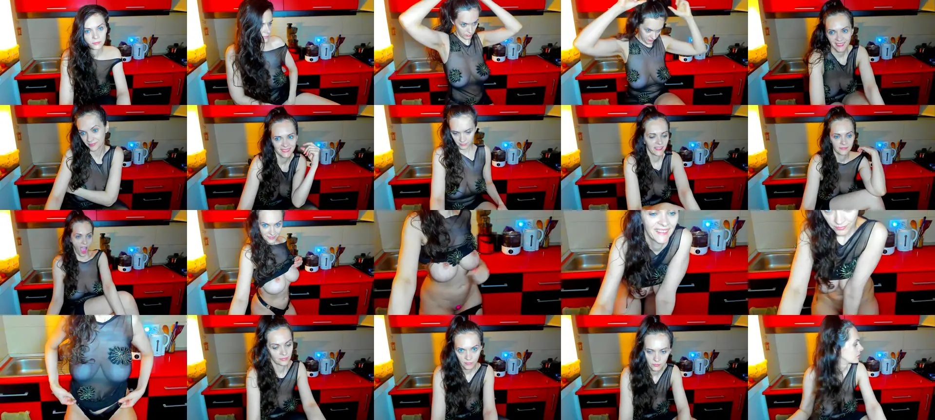 SexQueen1111 photo contact sheet