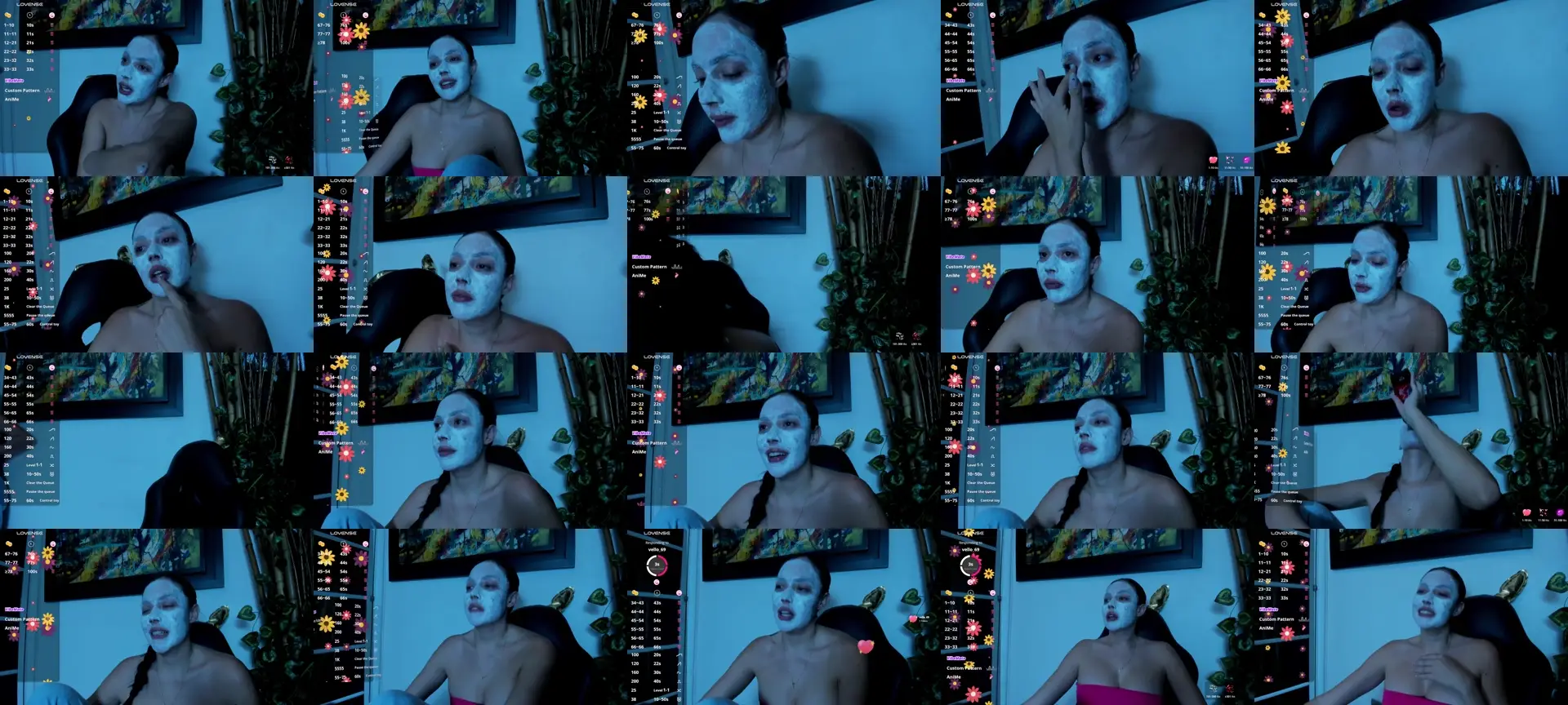 Sexybriannaxy photo contact sheet