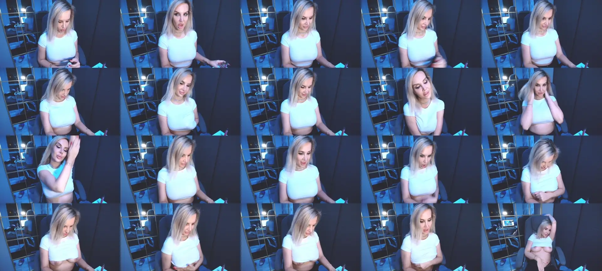 SexyQueenNina photo contact sheet