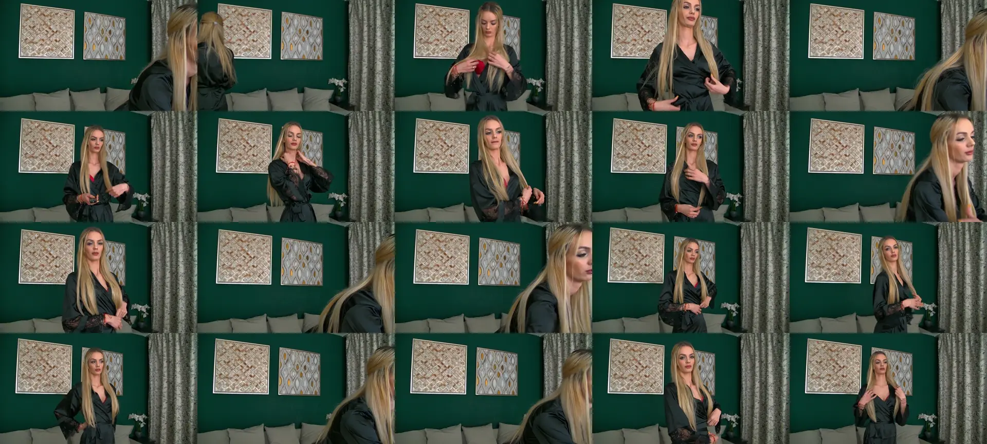 SkinnyNatty photo contact sheet