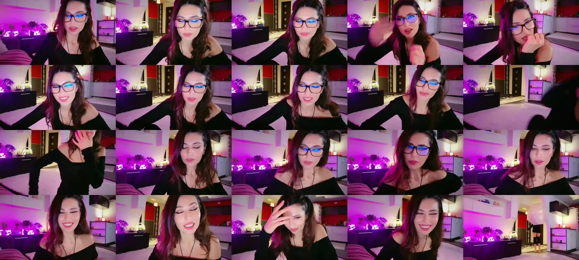 SmileyTinaa photo contact sheet