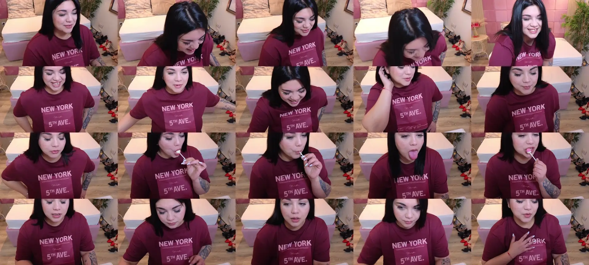 SpicyCarlax photo contact sheet