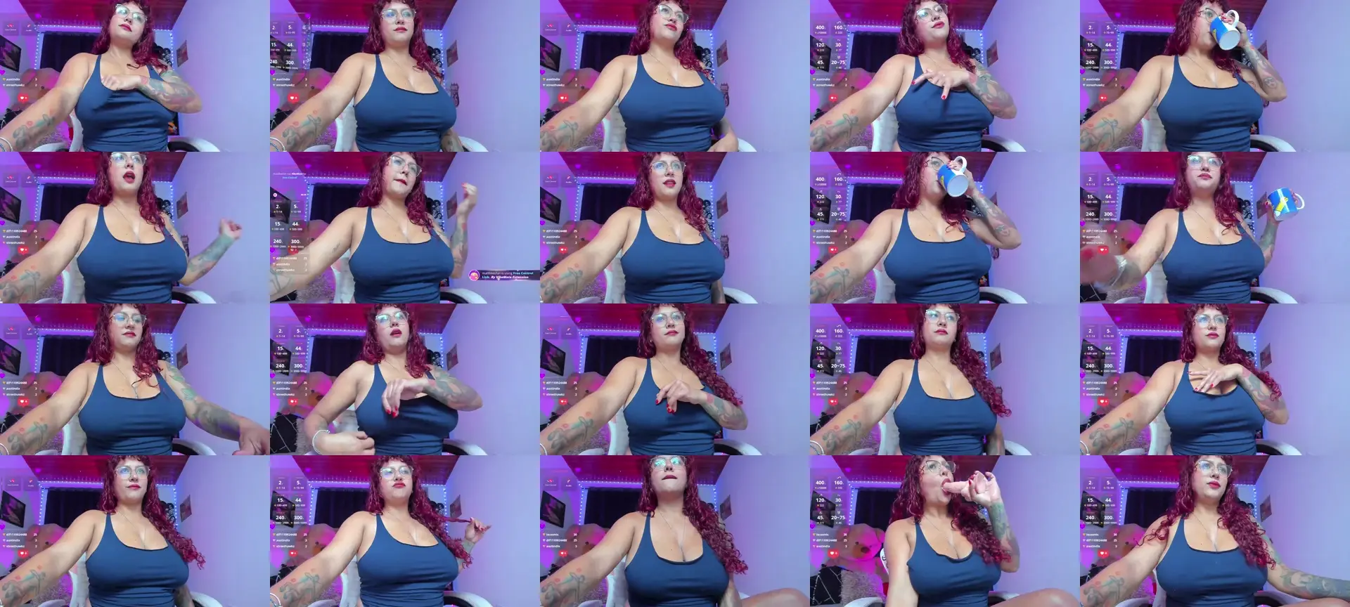 SweetieLena photo contact sheet