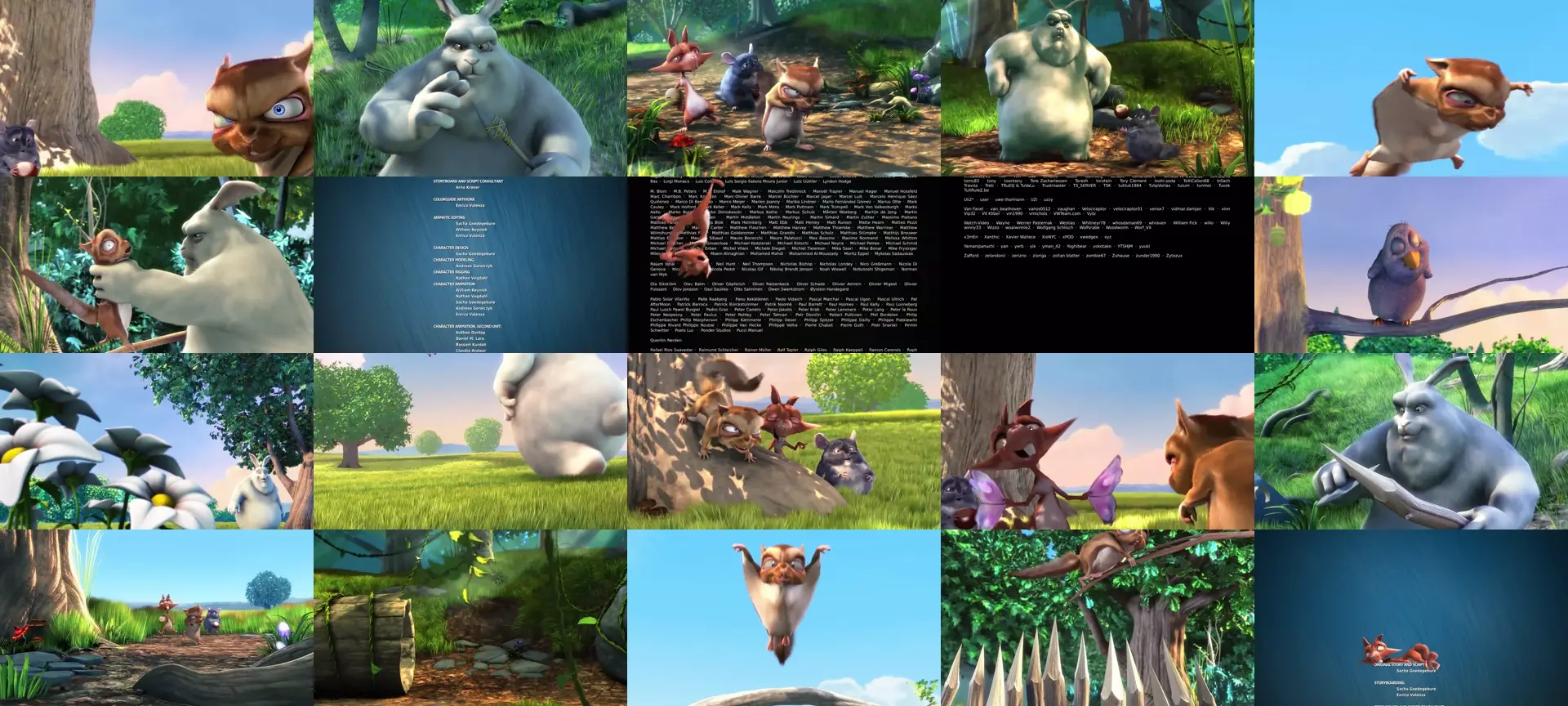 TestCam2002 photo contact sheet