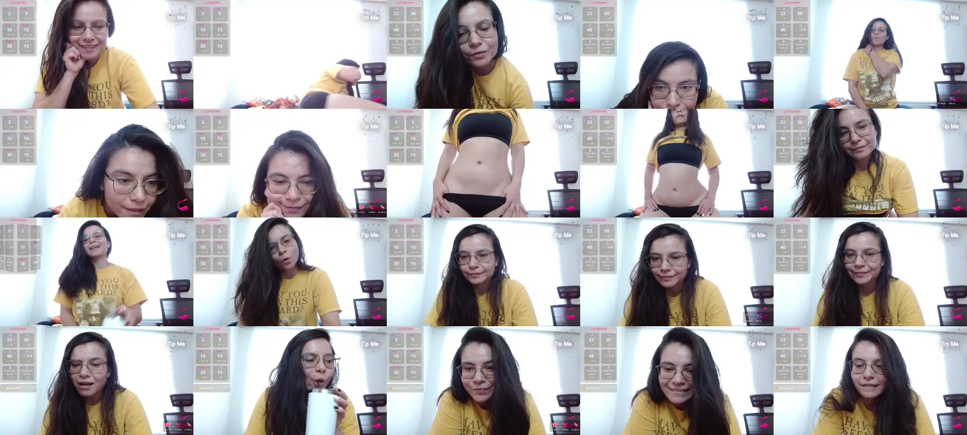 Tiny_Caroline photo contact sheet