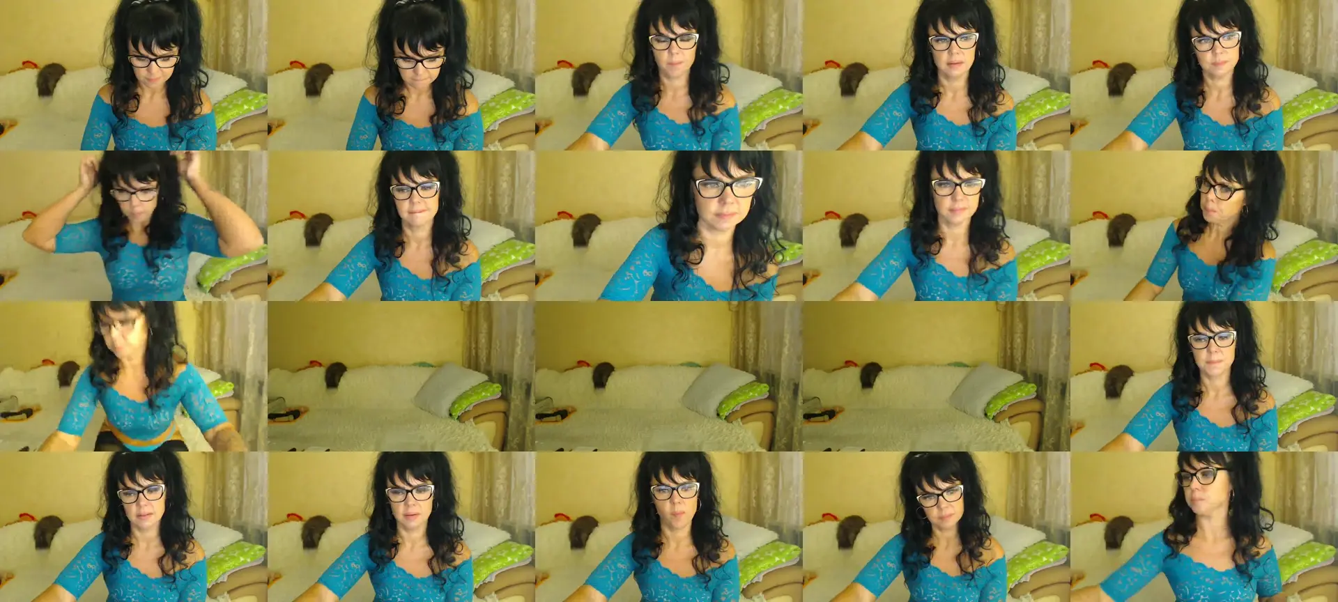 WebcamSlutxx photo contact sheet