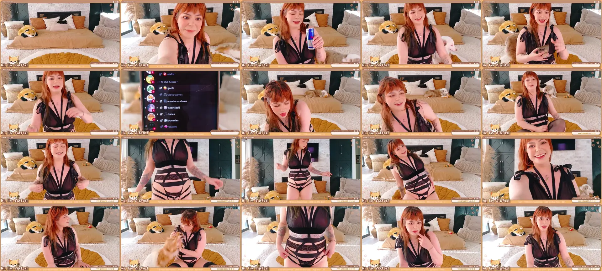 ZiaFox photo contact sheet