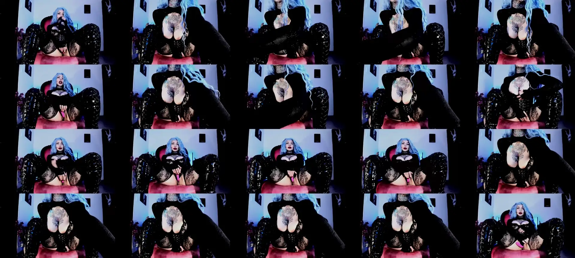 AbbyPink photo contact sheet