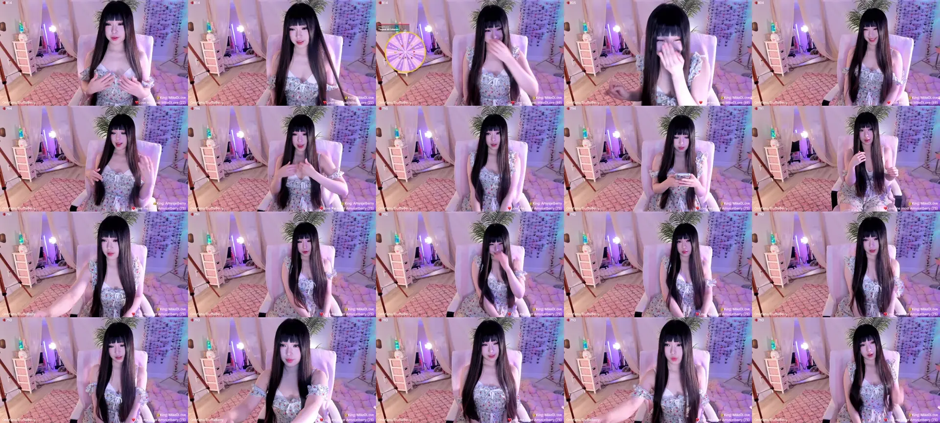 AcaiBerry photo contact sheet