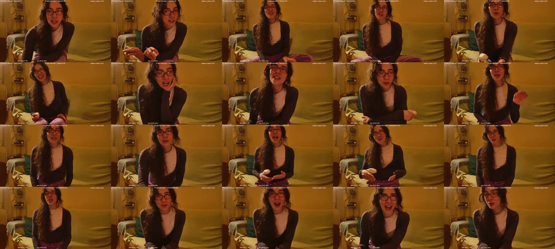 afterglow photo contact sheet