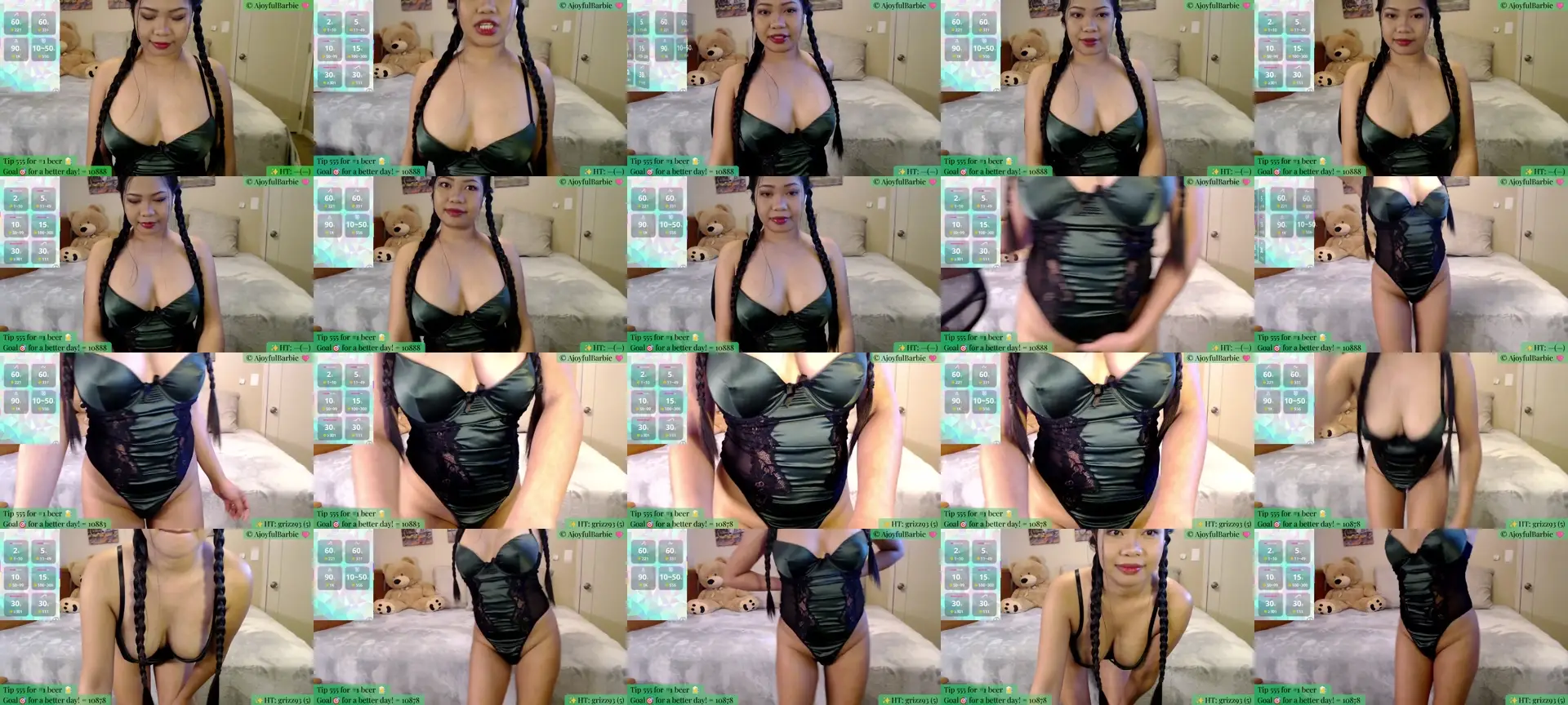 AjoyfulBarbie photo contact sheet