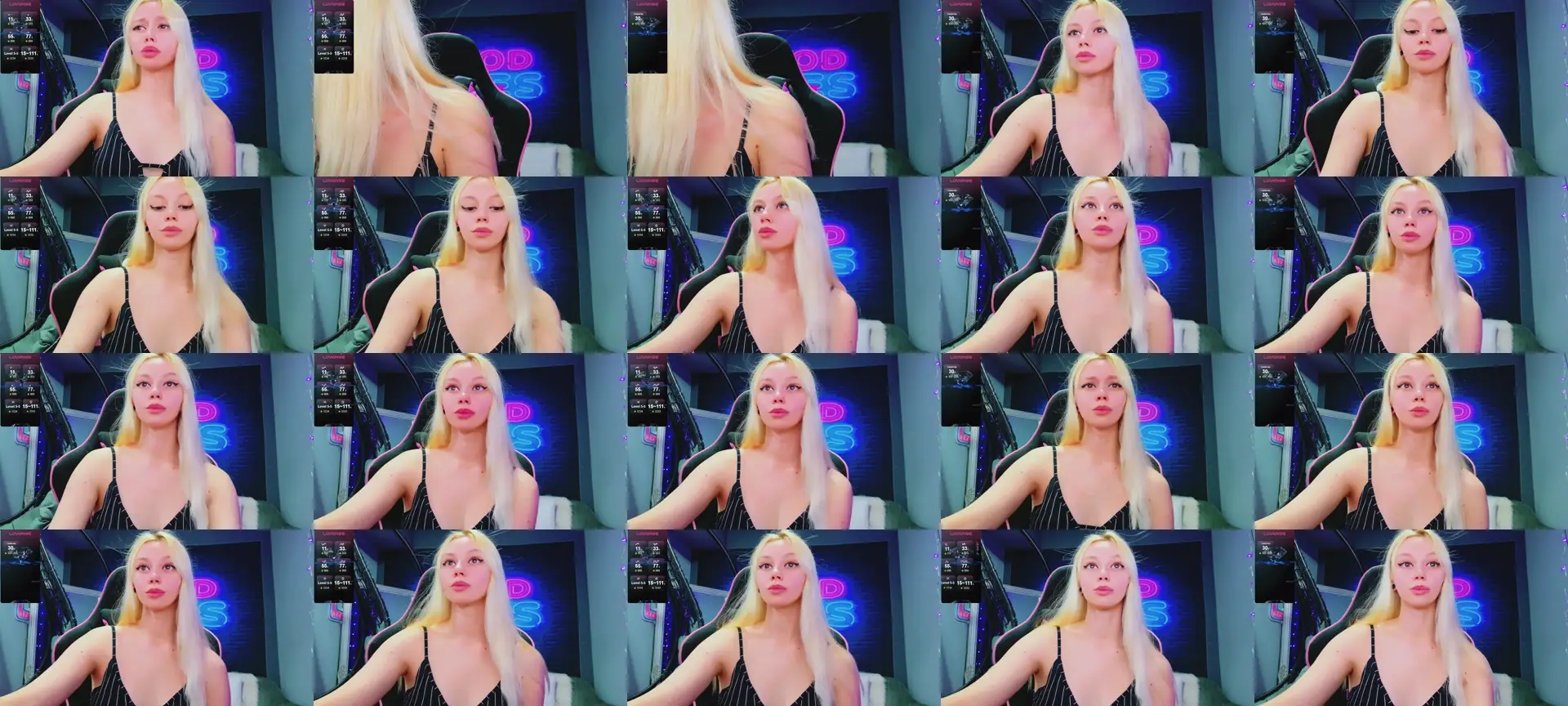 AlessiaCroft photo contact sheet