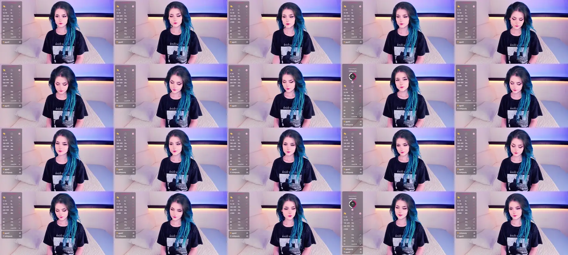 Alicentity photo contact sheet