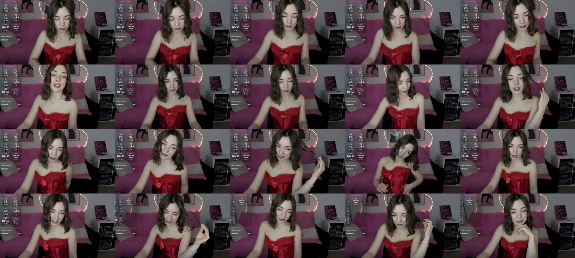 Alishas photo contact sheet