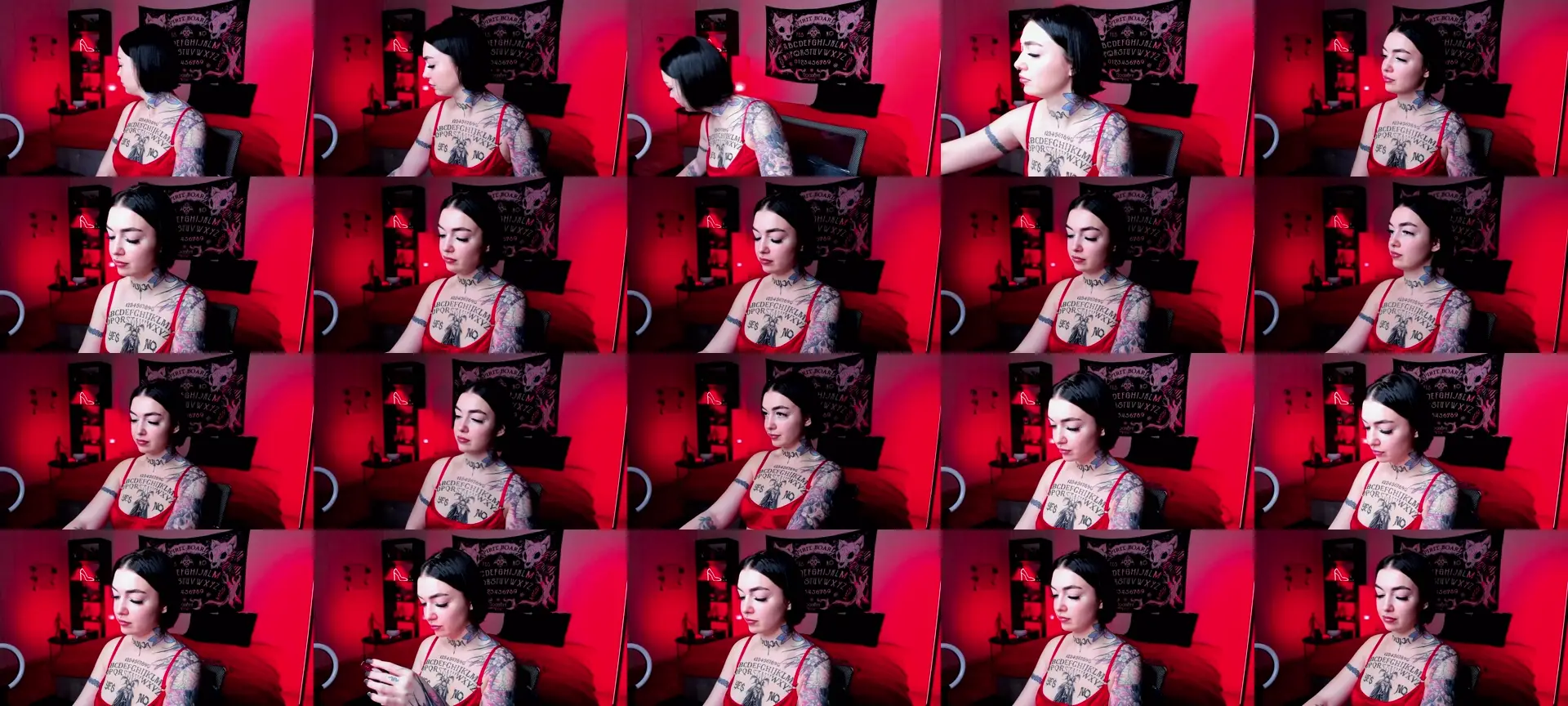 AllieStark photo contact sheet