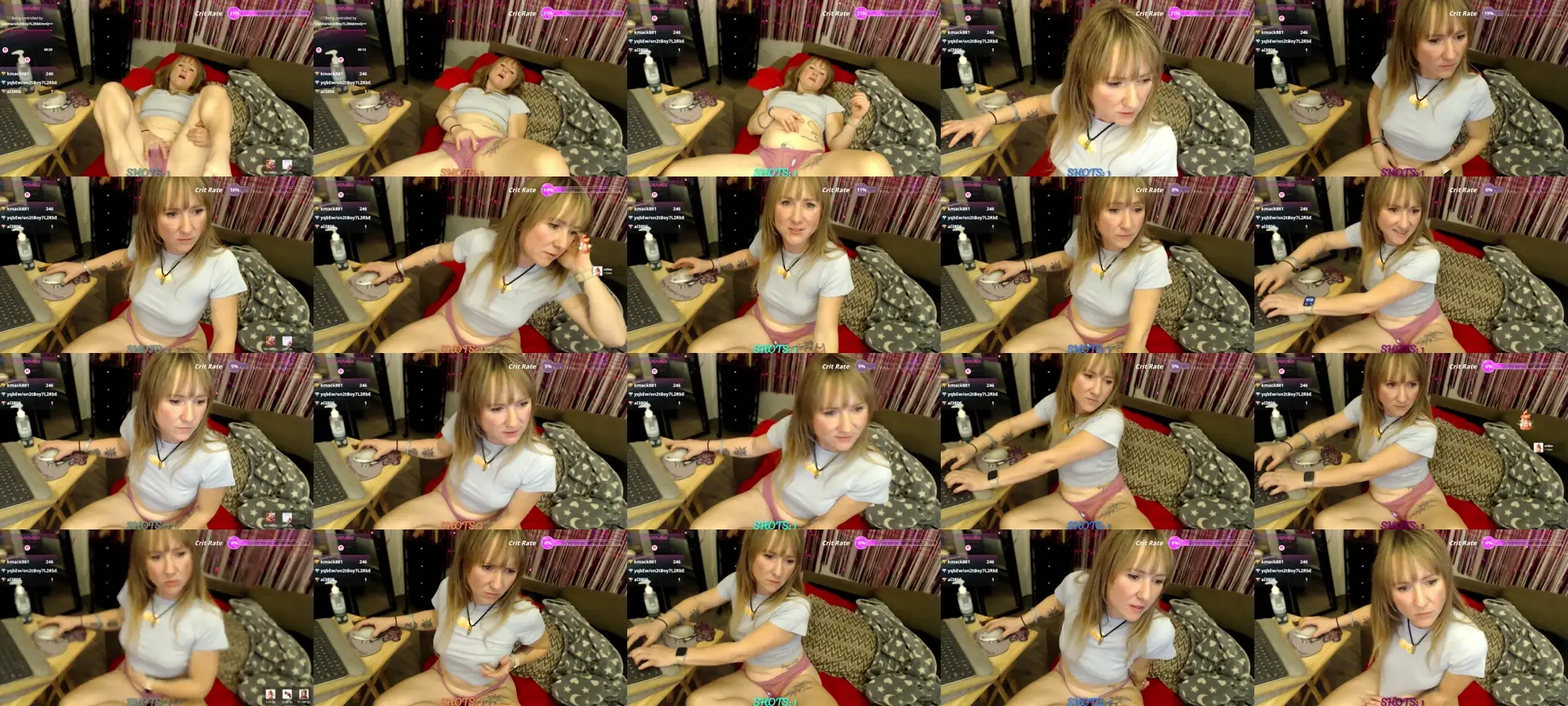 Alluringpixie photo contact sheet