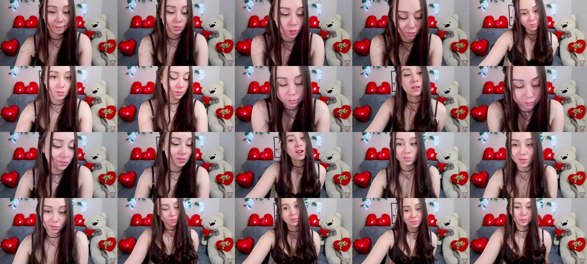 AmandaWet photo contact sheet