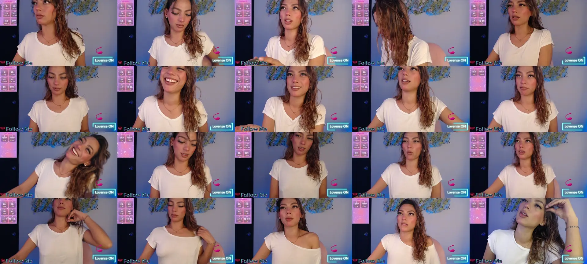 AndreaCaramel photo contact sheet