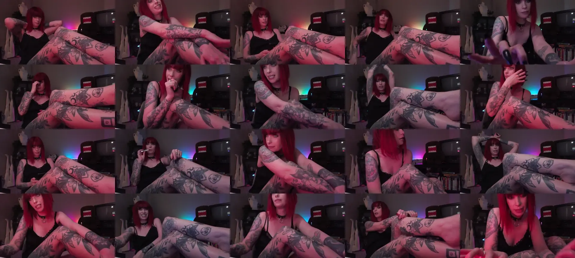 AnnaMidnght photo contact sheet