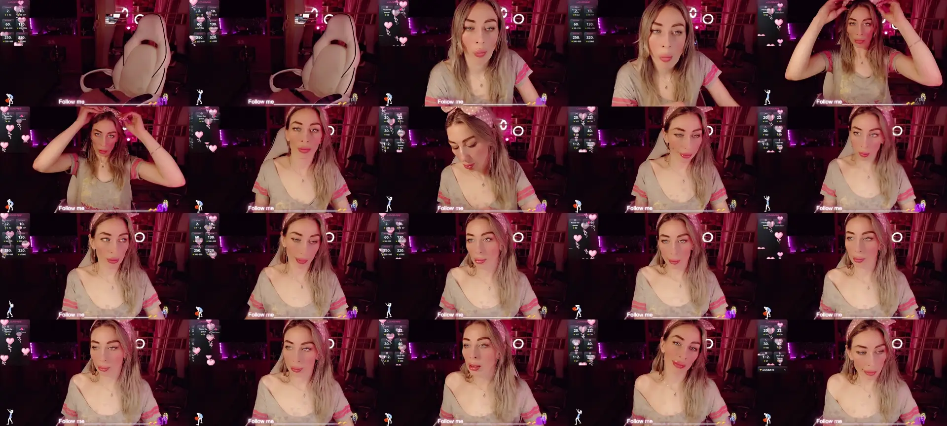 AnnieGOld photo contact sheet