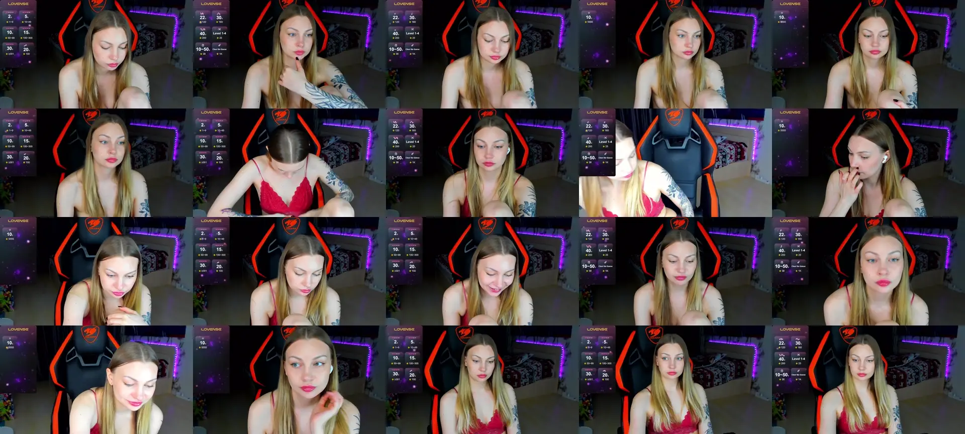 AnnyPurr photo contact sheet