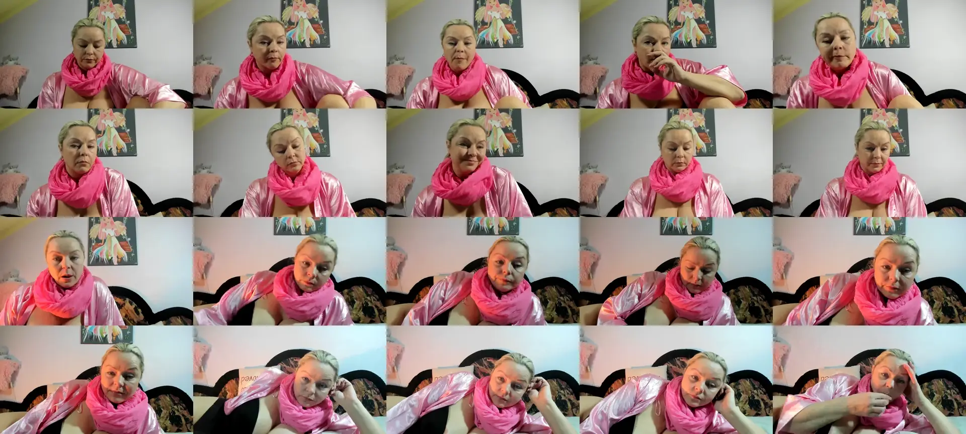 BlondeKylie photo contact sheet