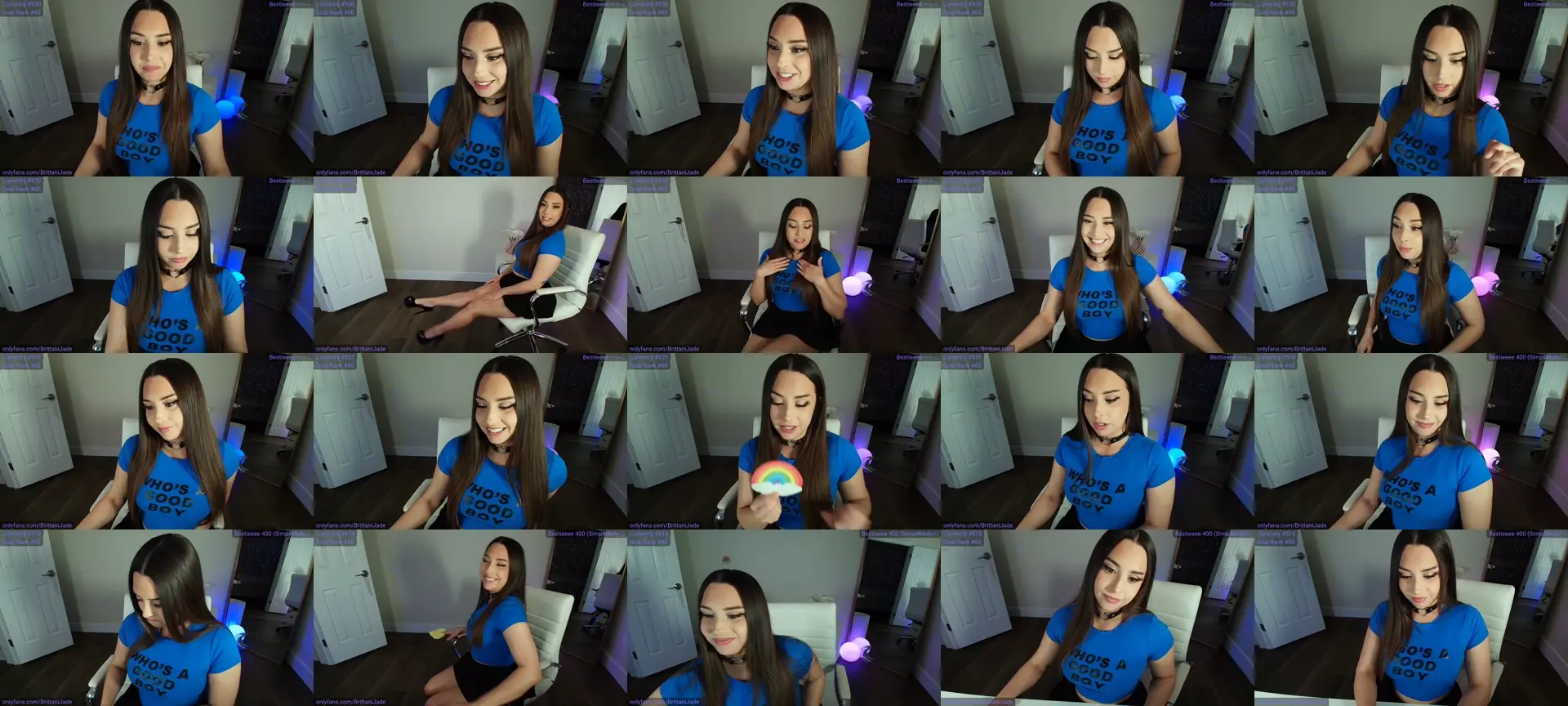 BrittaniJade_ photo contact sheet